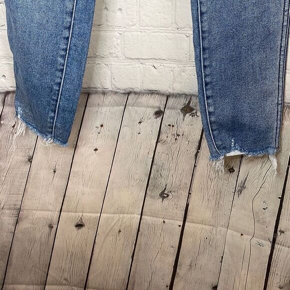 MADEWELL 10” High Rise Skinny Light Wash Button Fly Women’s Jeans size 23 - Picture 3 of 8